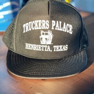Vintage Black Trucker Cap
